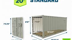 20ft Shipping Containers for Sale & Rental