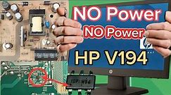 How To Repair HP Monitor V194 Power Problem Repair