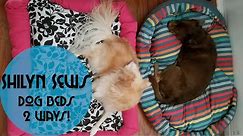 DIY Dog Beds 2 Ways - Upcycling Comforters