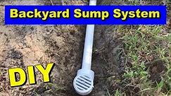 Best Sump Pump Discharge, BACKYARD Drain System