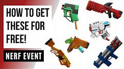 HOW TO GET ALL ROBLOX NERF ITEM CODES FOR FREE! Boom Strike, Armory, Pulse Laser, Shark Seeker, Bees