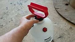 Eliminator one gallon multipurpose sprayer not building up pressure