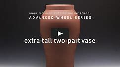 Extra-Large Two-Part Vase