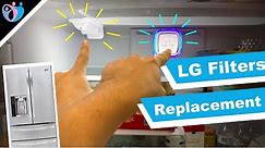 how to replace lg water filter and lg fresh air filter on lg refrigerator LMXS28626S