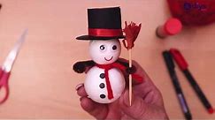 How to Make a Styrofoam Snowman