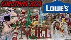 LOWES NEW 2023 Christmas Decor Full Store Walkthrough