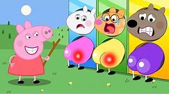 Baby Pig chooses to punish the dog or the rabbit??? Peppa Pig funny Animation