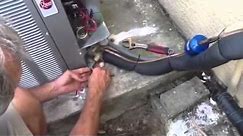 How To Release Refrigerant into New System