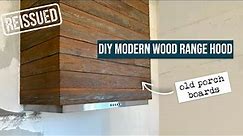 DIY reclaimed wood range hood | REISSUED