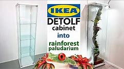 IKEA display cabinet paludarium