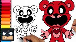 How To Draw Bobby Bearhug | Poppy Playtime