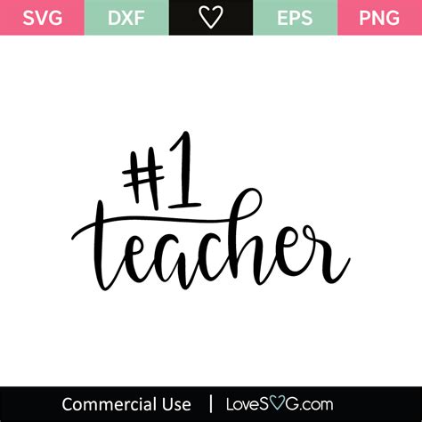 1 Teacher SVG