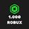 1000 Robux Logo