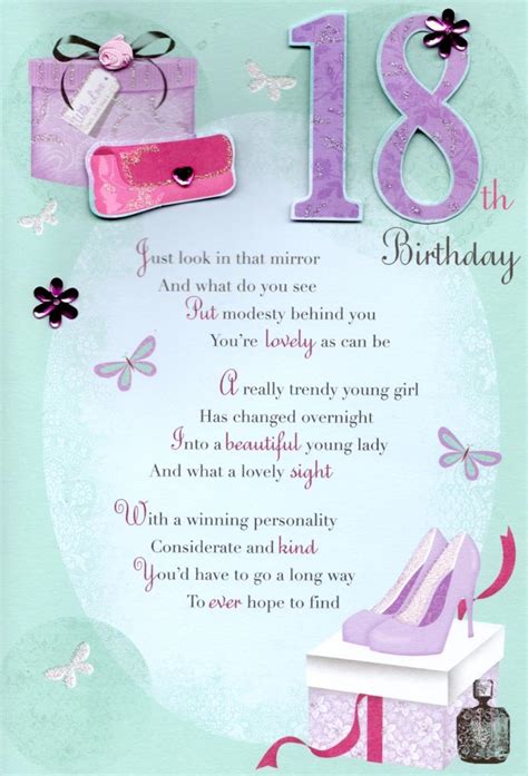 18th Birthday Card Messages