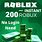 200 $ ROBUX