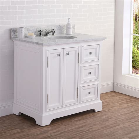 36 White Bathroom Vanity