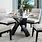 42 Round Glass Top Dining Table