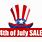 4th of July Sale Graphic