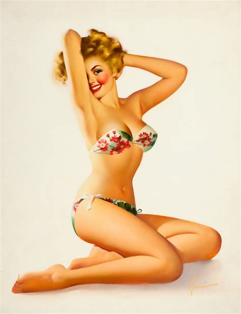 60s Swimsuit Pin Up