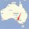 Adelaide On Australia Map