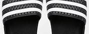Adidas Adilette Slippers Black and White
