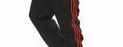 Adidas Black and Red Joggers