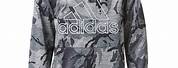 Adidas Boys Camo Black and White Hoodie