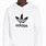 Adidas Hoodie White Colored Logo