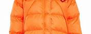 Adidas Orange Puffer Jacket