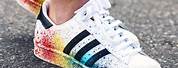 Adidas Rainbow Heart Sneakers