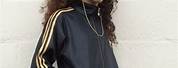 Adidas Tracksuit for Girls Black and Gold