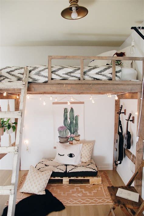Aesthetic Bedroom Loft Bed