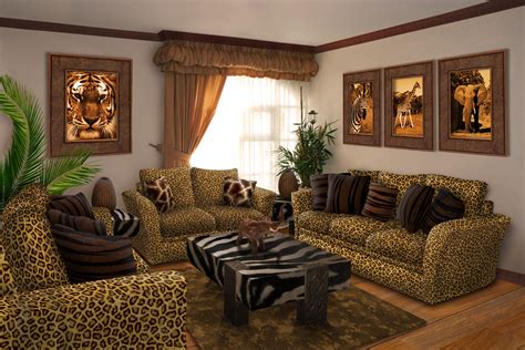 African-themed Living Room