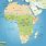 Afrika Landkarte