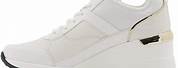 Aldo Thrundra Women CNY Mid-Height Wedge Round Toe Sneakers White