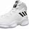 All White Adidas Basketball Shoes