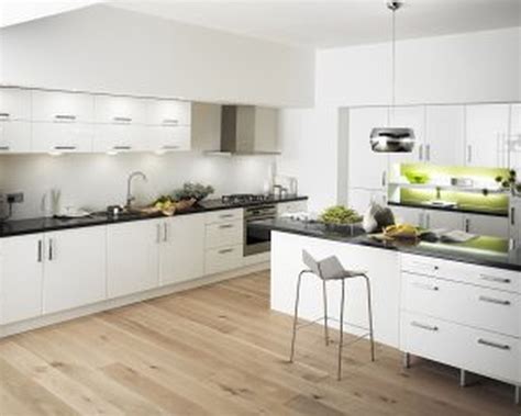 All White Modern Kitchen