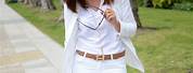 All White Outfits with Jeans for Women