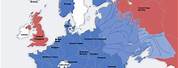 Allied Powers in WW2 Map
