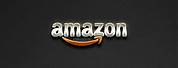 Amazon Logo Black Grey Background