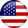 American Flag Circle Logo