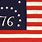 American Flag July 4 1776