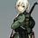 Anime Female WW2 Soldier