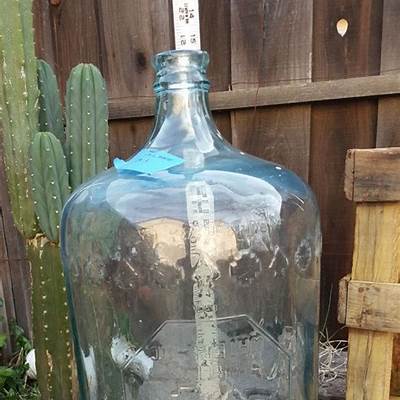 Mountain Valley Spring Water 5 Gallon Glass Bottle Jug HARD PLASTIC  CARRYING CRA
