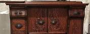 Antique Oak Sewing Cabinet
