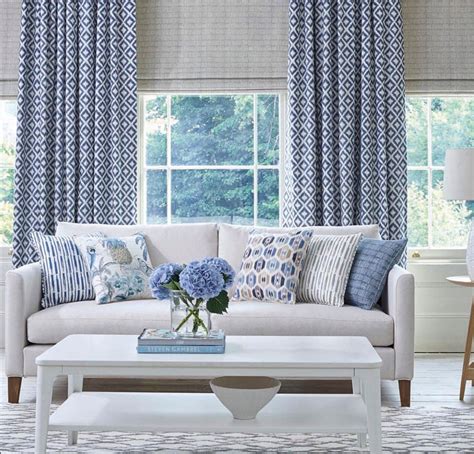 Aqua Blue Living Room Curtains