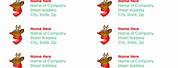 Avery Template 5160 Christmas Labels
