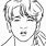 BTS Coloring Book Pages