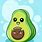 Baby Avocado Cartoon