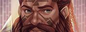 Barbarian Dwarf Character Portrait